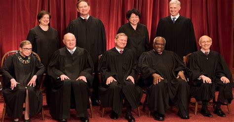 The Supreme Court justices