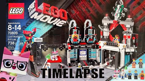 LEGO Movie Lord Business' Evil Lair 70809 | TIMELAPSE BUILD - YouTube