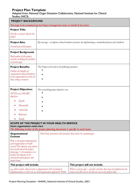 Project Management Plan Template Free | Free Sample, Example & Format ...