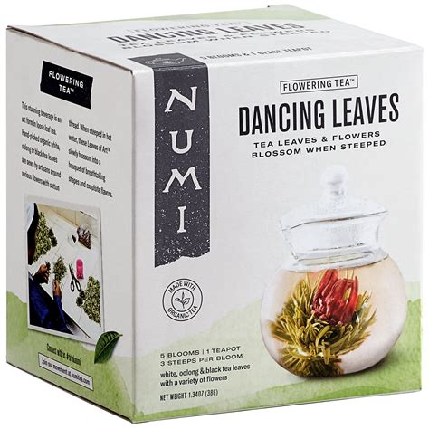 Numi Dancing Leaves Flowering Tea Blossom Set with Teapot