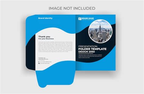 Premium Vector | Business file folder design template and modern layout