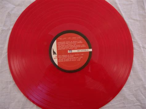 Red Vinyl Record