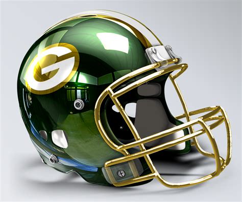 Green Bay Packers Concept Helmet 3 | Green bay packers football ...