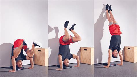 The Exercise Progressions That'll Help You Nail Handstand Pushups ...