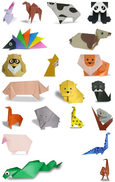 Origami animales | Origami animals, Easy origami animals, Kids origami