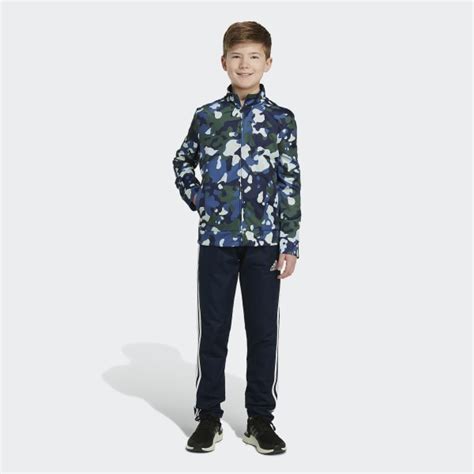 🧥 adidas Core Camo Tricot Jacket - Blue | Kids' Training | adidas US 🧥