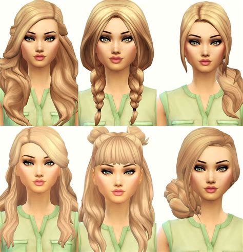 Sims 4 maxis match cc folder hair - jesview