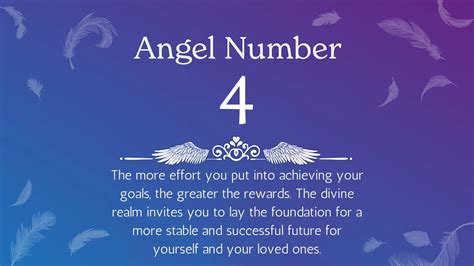 Angel Number 4 Meaning and Symbolism - Numerology Sign