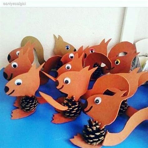 Squirrel craft idea for kids | Crafts and Worksheets for Preschool ...