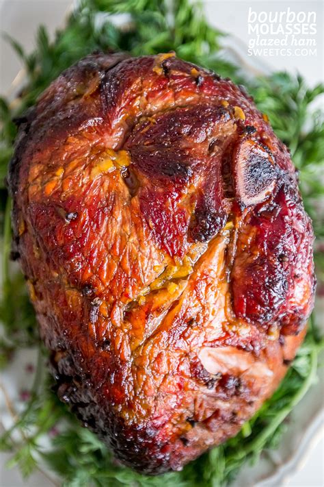 Bourbon Molasses Glazed Ham – Sweet C's Designs