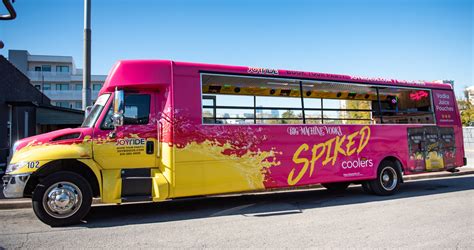 Book the Spiked Coolers Party Bus — Big Machine Distillery