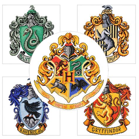 Hogwarts house Crests - craibas.al.gov.br