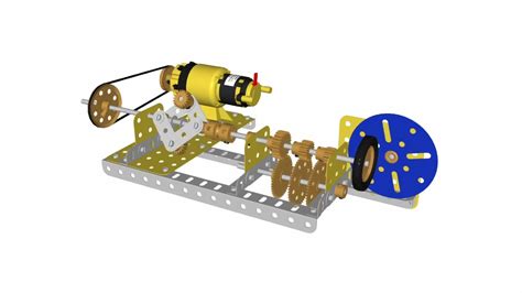 Meccano Automatic Gearbox - YouTube