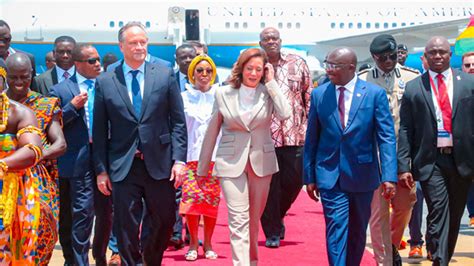 Kamala Harris arrives in Ghana to deepen US-African economic ties ...