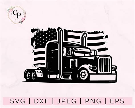 Semi Truck Svg Semi Svg Semi Truck Peterbilt Svg - Etsy UK