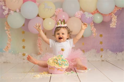 1st Birthday Cake Smash Photo Shoot - Birthday Cake Images