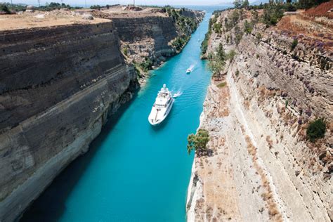 Cruising the Historical Corinth Canal - Insights Greece