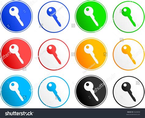 Key Sign Icons Stock Vector Illustration 5626858 : Shutterstock