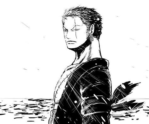 Roronoa Zoro Black And White Wallpaper - fairouziatbeats