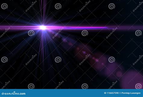 Abstract of Sun with Flare. Natural Background Stock Illustration ...