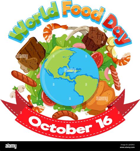 World Food Day Poster Design illustration Stock Vector Image & Art - Alamy