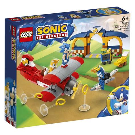 LEGO® Sonic LEGO® Sonic 76991 Tailsova delavnica in letalo Tornado ...