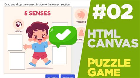 #02 Learn Canvas by creating a puzzle game in JavaScript and PHP ...