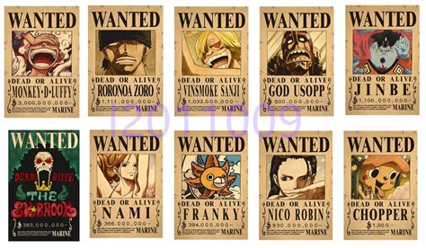 Straw Hat Luffy Wanted Poster