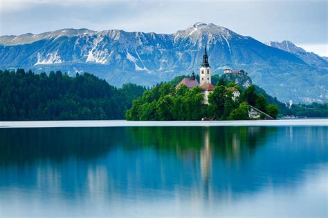 Lake Bled Island church Photograph by Ian Middleton - Fine Art America