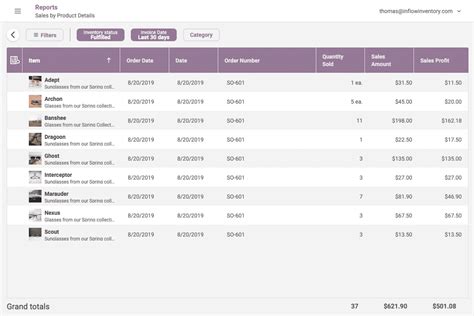 Sales, Purchase, and Inventory Reports | inFlow Inventory