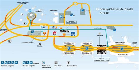 Paris Map Charles De Gaulle Airport