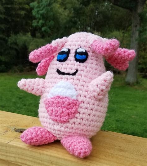 Crochet Chansey Pokemon Plush Double Stitch - Etsy