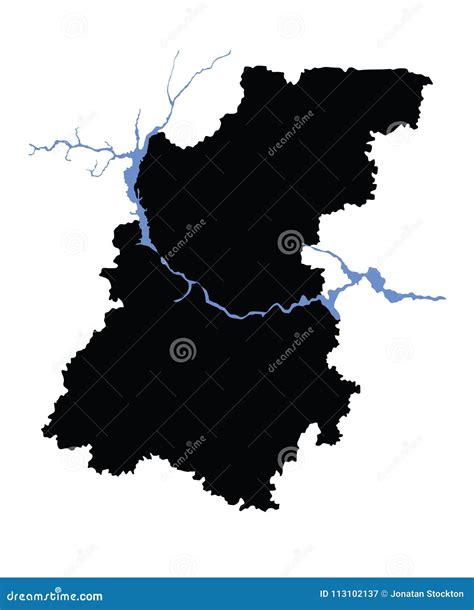 Nizhny Novgorod Oblast Map. Russia Oblast Map Illustration ...