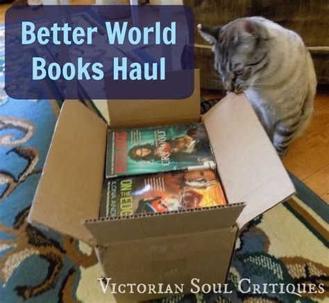 Victorian Soul Book Critiques: "Better World Books" Haul