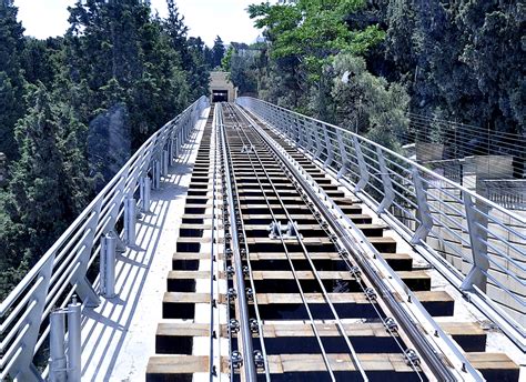 See beautiful panorama from Baku funicular