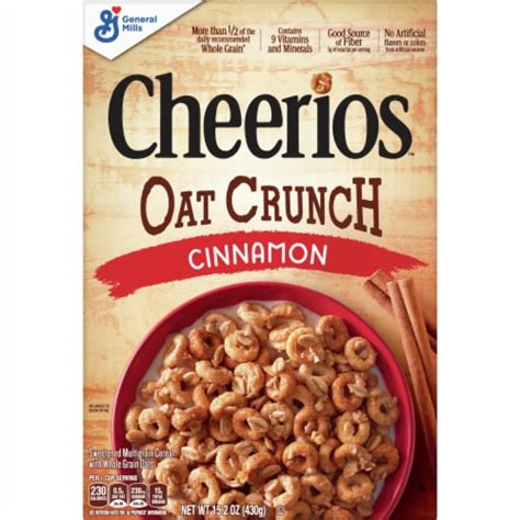 General Mills Cheerios™ Cinnamon Oat Crunch Sweetened Multigrain Cereal ...