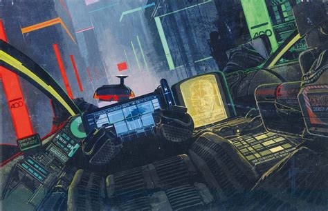 Syd Mead - Blade Runner Car Interior : r/Cyberpunk