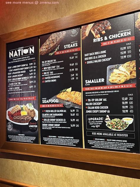 Online Menu of Sizzler Restaurant, San Jose, California, 95121 - Zmenu