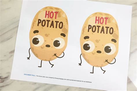 Hot Potato Review Game - Primary Singing