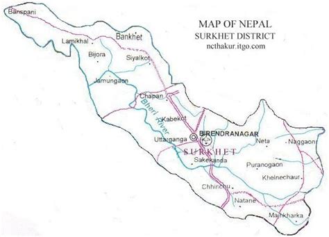 Surkhet Nepal Map