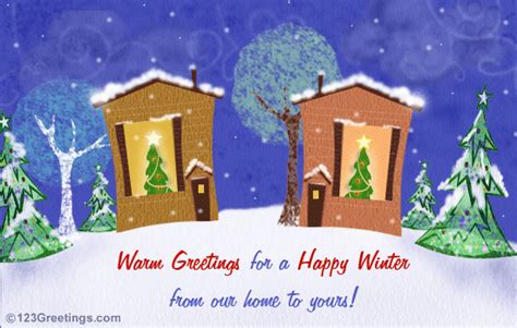 Warm Winter Greetings... Free Happy Winter eCards, Greeting Cards | 123 ...