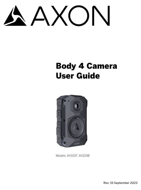 AXON BODY 4 USER MANUAL Pdf Download | ManualsLib