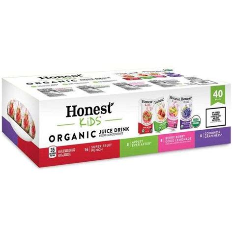 Honest Kids Organic Fruit Juice Drink Boxes Assorted Flavors - Dutch Goat