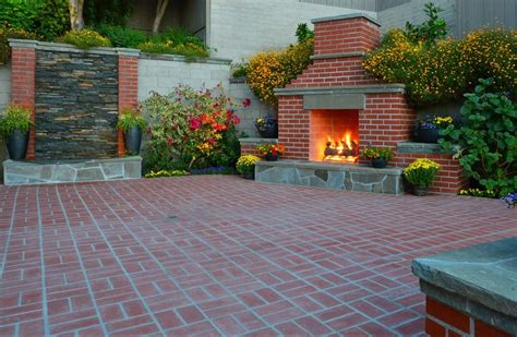 Create A Beautiful Patio With Red Brick - Patio Designs