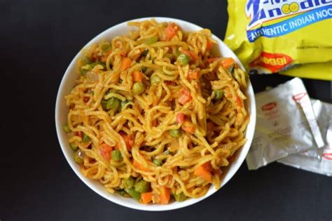 Vegetable Masala Maggi | Maggi Noodles - Indian Veggie Delight