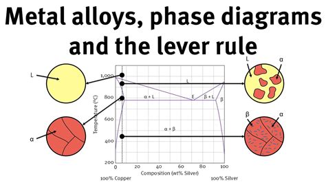 How to use phase diagrams and the lever rule to understand metal alloys ...