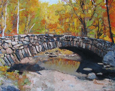 Autumn Bridge Painting by G Cannon - Fine Art America