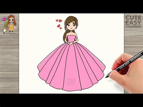 How to Draw a Barbie Doll | How to Draw a Cute Girl Step by Step Easy ...