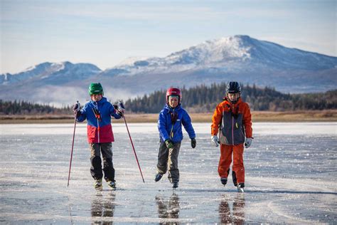 Outdoor Ice Skating on Natural Ice in Sweden | Adventure Sweden