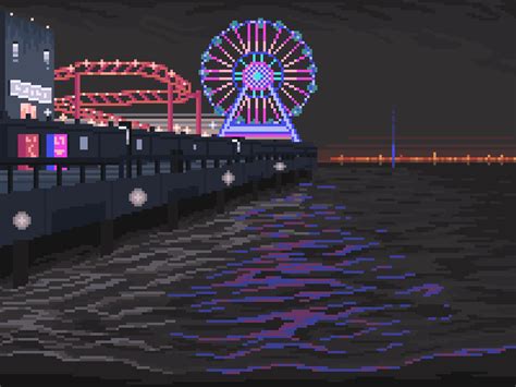 [OC] Ferris wheel : r/PixelArt